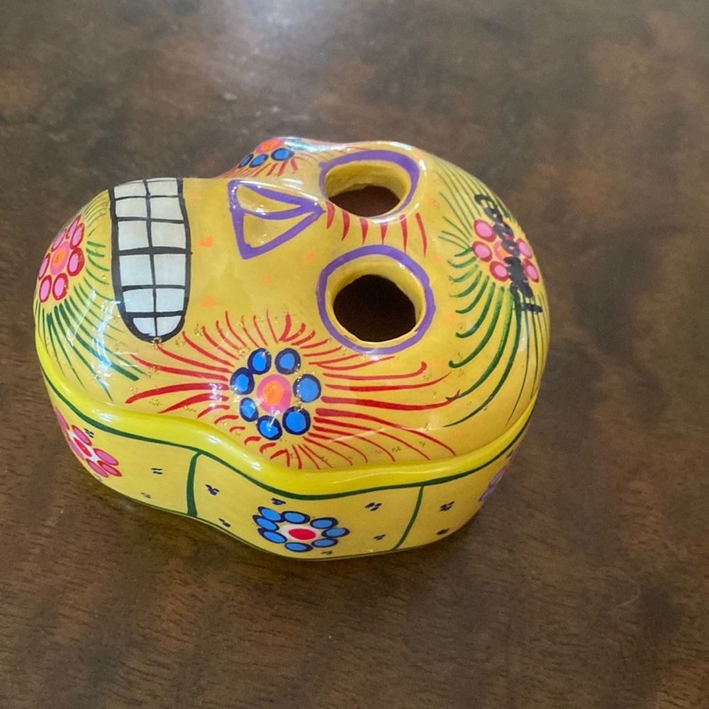 Cozumel Skull Trinket / coin container